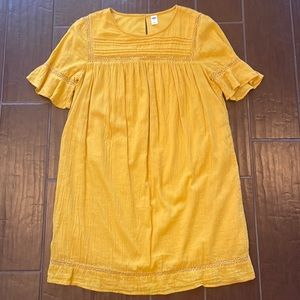 Mustard yellow dress